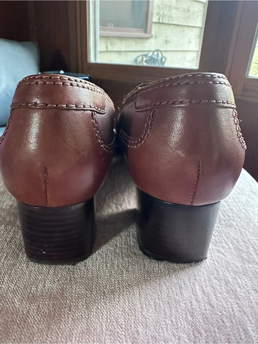 Comfort Classic Women”s Slip-On Loafers in Brown